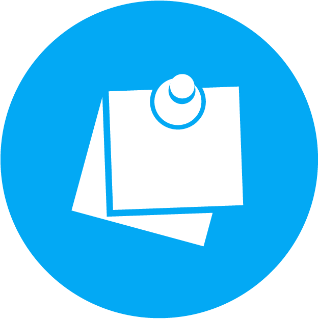 Icon for Notice board